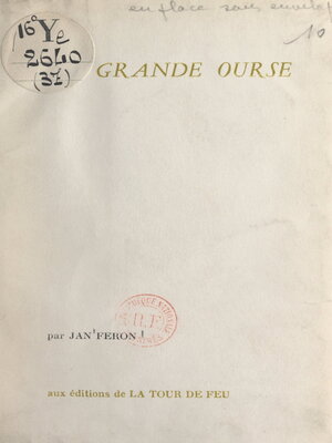 cover image of La Grande Ourse